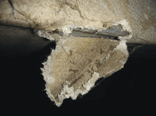 Asbestos coating